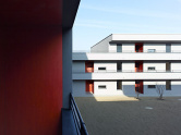 Centre commercial, logements pla