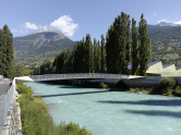 Fussgängerbrücke über die Vispa