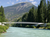 Fussgängerbrücke über die Vispa